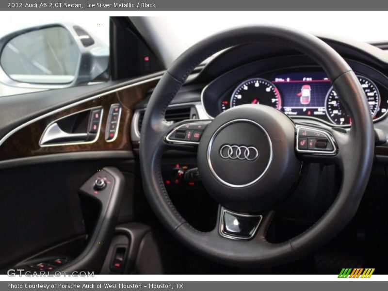 Ice Silver Metallic / Black 2012 Audi A6 2.0T Sedan