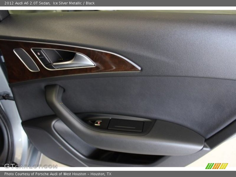 Ice Silver Metallic / Black 2012 Audi A6 2.0T Sedan