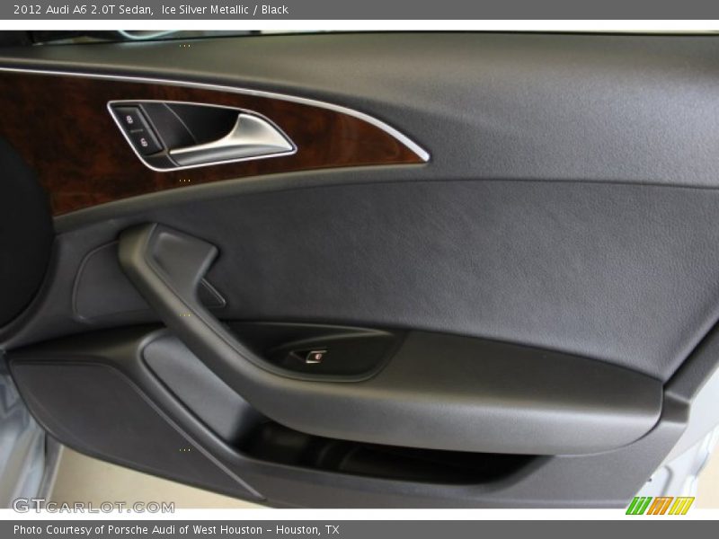 Ice Silver Metallic / Black 2012 Audi A6 2.0T Sedan