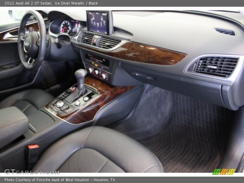Ice Silver Metallic / Black 2012 Audi A6 2.0T Sedan