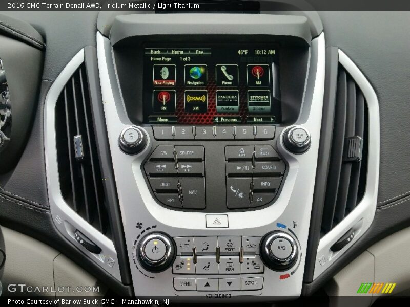 Controls of 2016 Terrain Denali AWD