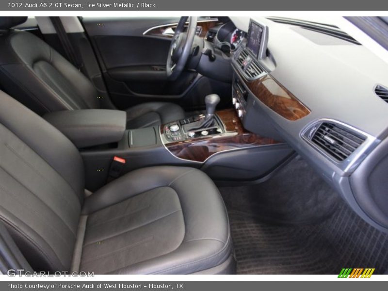 Ice Silver Metallic / Black 2012 Audi A6 2.0T Sedan