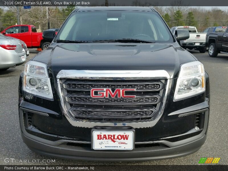 Onyx Black / Jet Black 2016 GMC Terrain SLE AWD