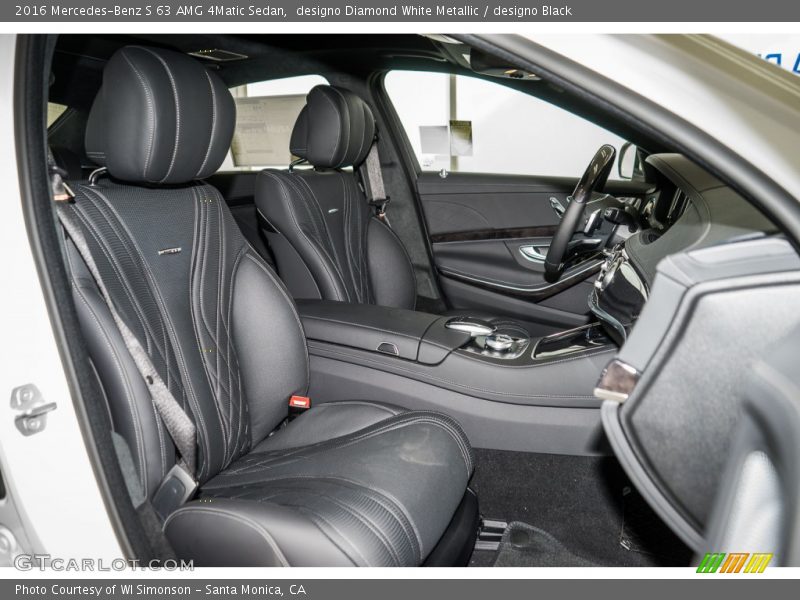 Front Seat of 2016 S 63 AMG 4Matic Sedan