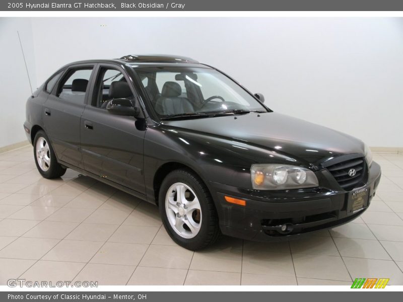 Black Obsidian / Gray 2005 Hyundai Elantra GT Hatchback