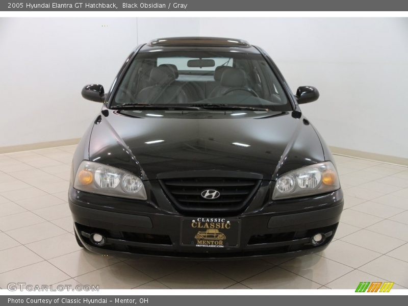 Black Obsidian / Gray 2005 Hyundai Elantra GT Hatchback