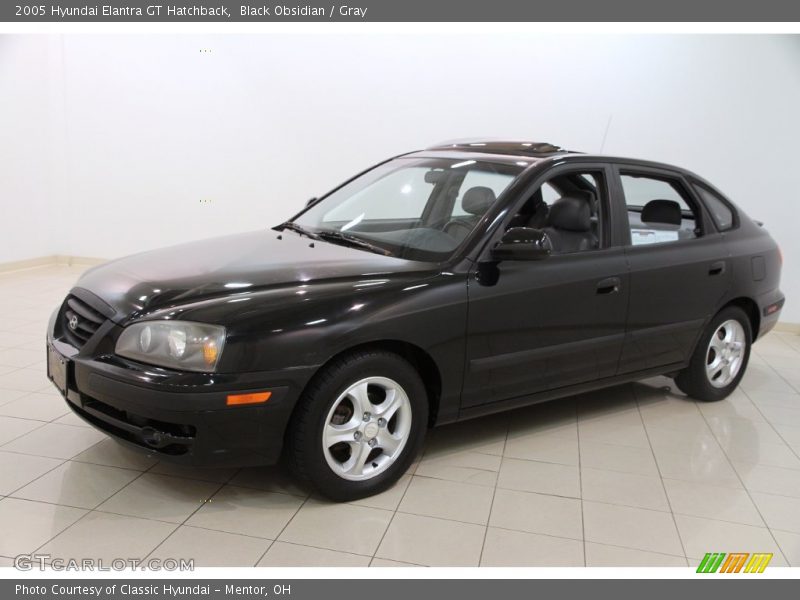 Black Obsidian / Gray 2005 Hyundai Elantra GT Hatchback