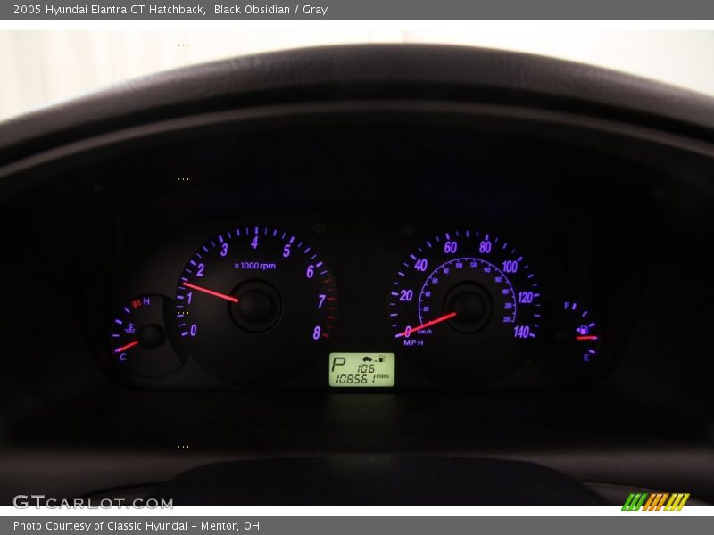 Black Obsidian / Gray 2005 Hyundai Elantra GT Hatchback