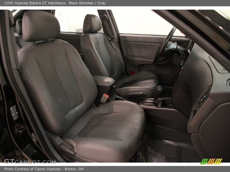 Black Obsidian / Gray 2005 Hyundai Elantra GT Hatchback