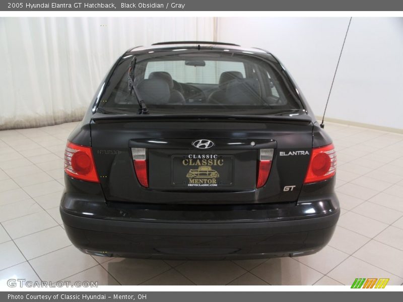 Black Obsidian / Gray 2005 Hyundai Elantra GT Hatchback