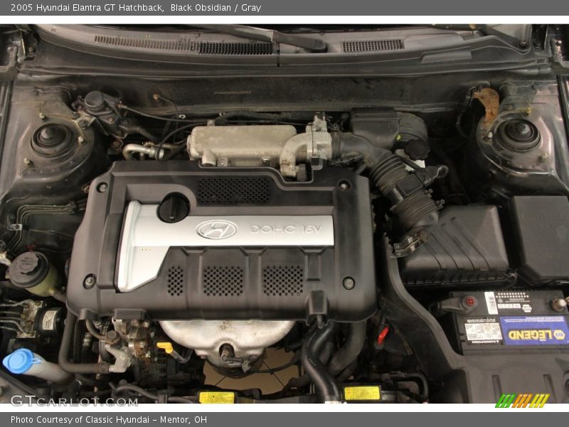 Black Obsidian / Gray 2005 Hyundai Elantra GT Hatchback