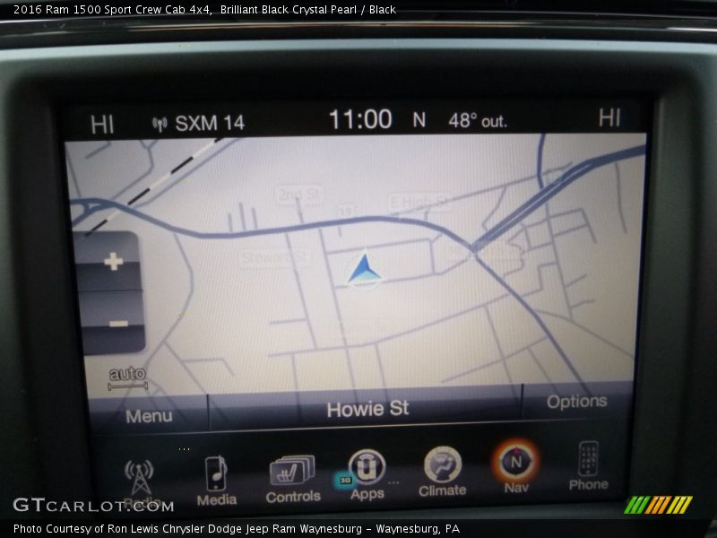 Brilliant Black Crystal Pearl / Black 2016 Ram 1500 Sport Crew Cab 4x4