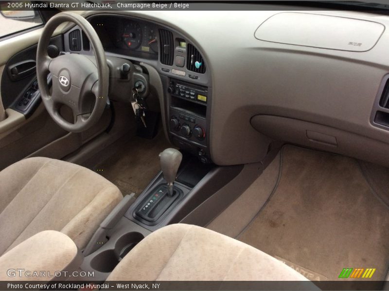 Champagne Beige / Beige 2006 Hyundai Elantra GT Hatchback