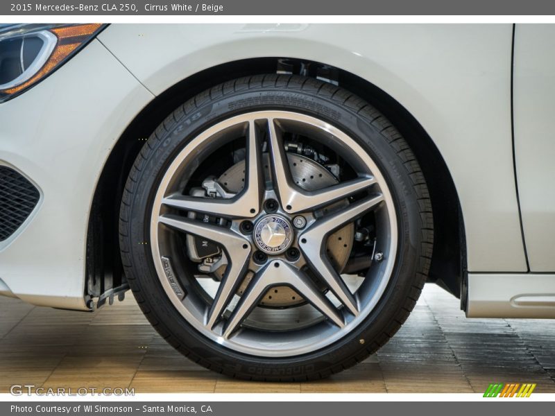 Cirrus White / Beige 2015 Mercedes-Benz CLA 250