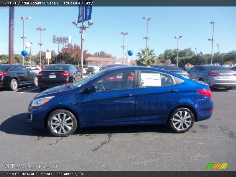  2016 Accent SE Sedan Pacific Blue