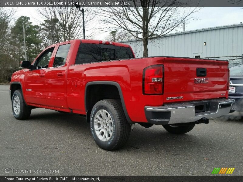 Cardinal Red / Jet Black 2016 GMC Sierra 1500 SLE Double Cab 4WD