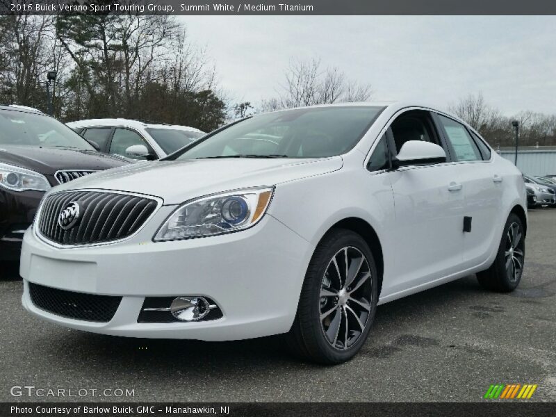 Summit White / Medium Titanium 2016 Buick Verano Sport Touring Group