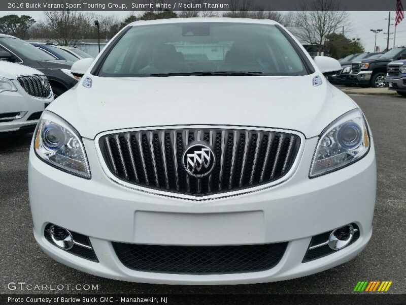 Summit White / Medium Titanium 2016 Buick Verano Sport Touring Group