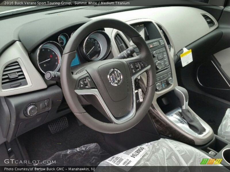 Summit White / Medium Titanium 2016 Buick Verano Sport Touring Group