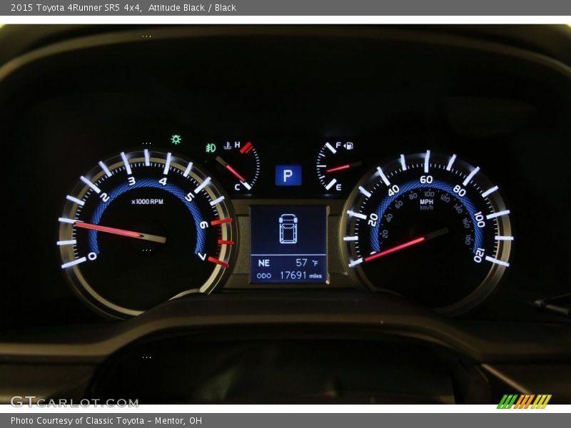 Attitude Black / Black 2015 Toyota 4Runner SR5 4x4