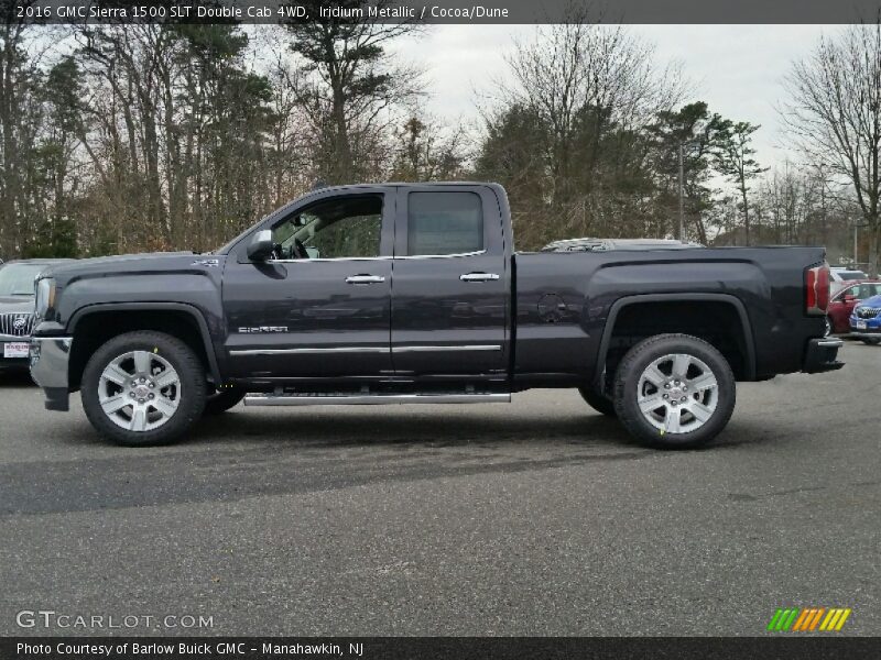  2016 Sierra 1500 SLT Double Cab 4WD Iridium Metallic