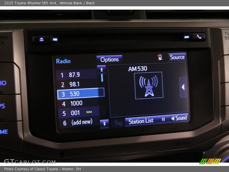 Attitude Black / Black 2015 Toyota 4Runner SR5 4x4