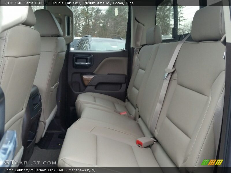 Rear Seat of 2016 Sierra 1500 SLT Double Cab 4WD