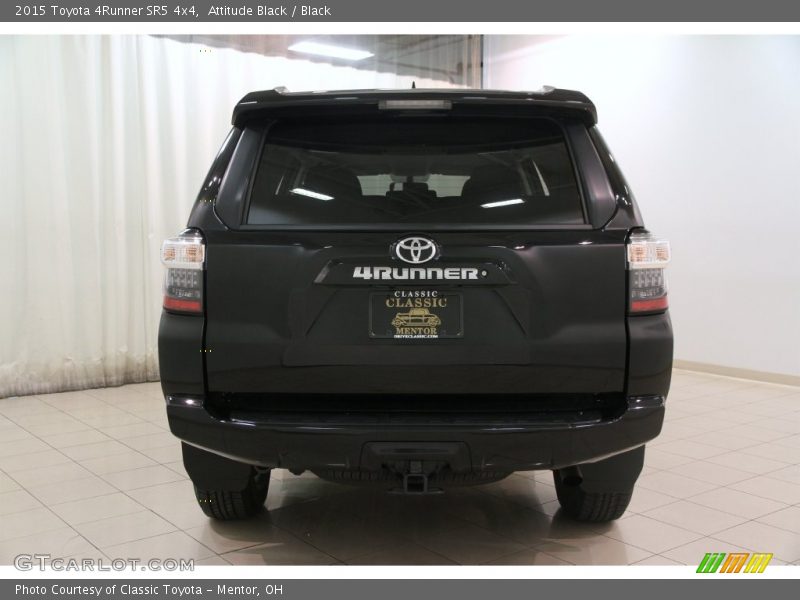 Attitude Black / Black 2015 Toyota 4Runner SR5 4x4