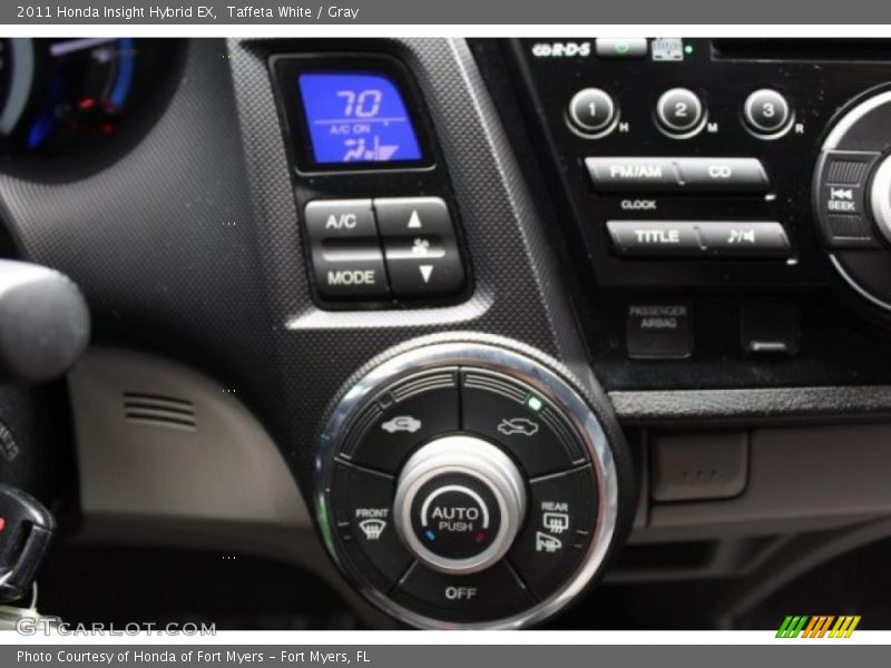Taffeta White / Gray 2011 Honda Insight Hybrid EX