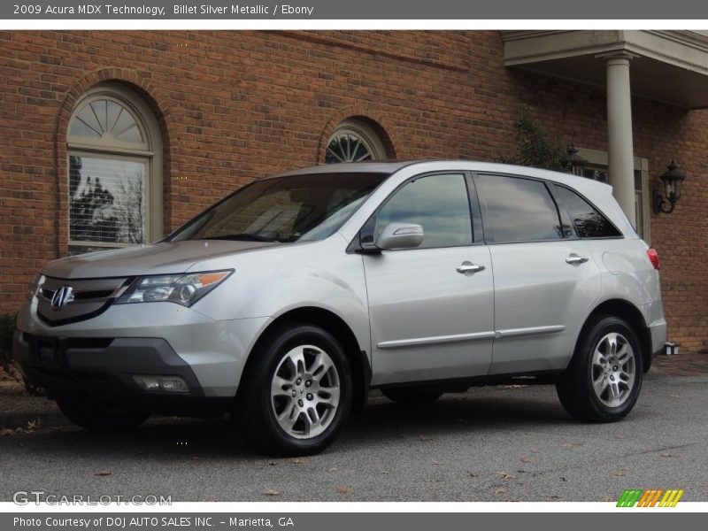 Billet Silver Metallic / Ebony 2009 Acura MDX Technology