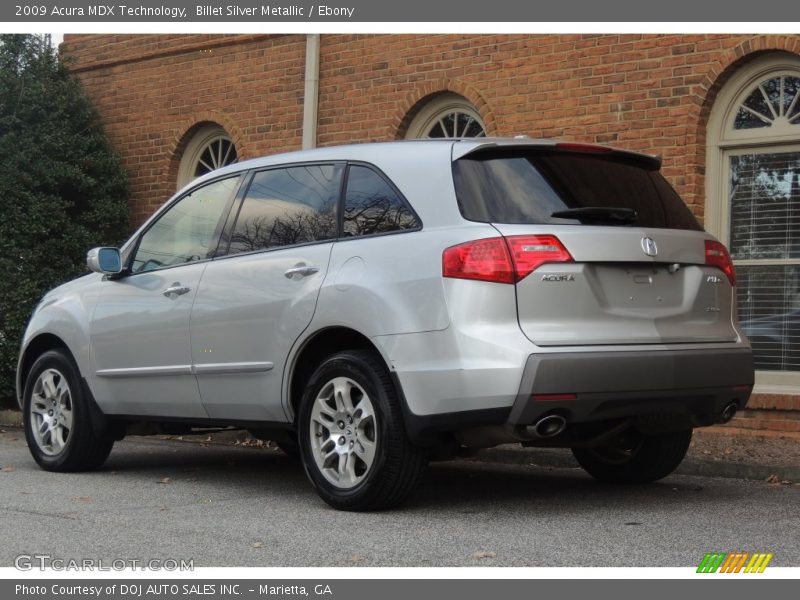 Billet Silver Metallic / Ebony 2009 Acura MDX Technology