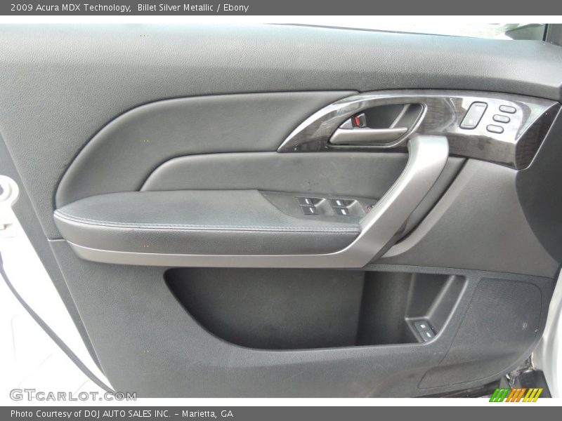 Billet Silver Metallic / Ebony 2009 Acura MDX Technology