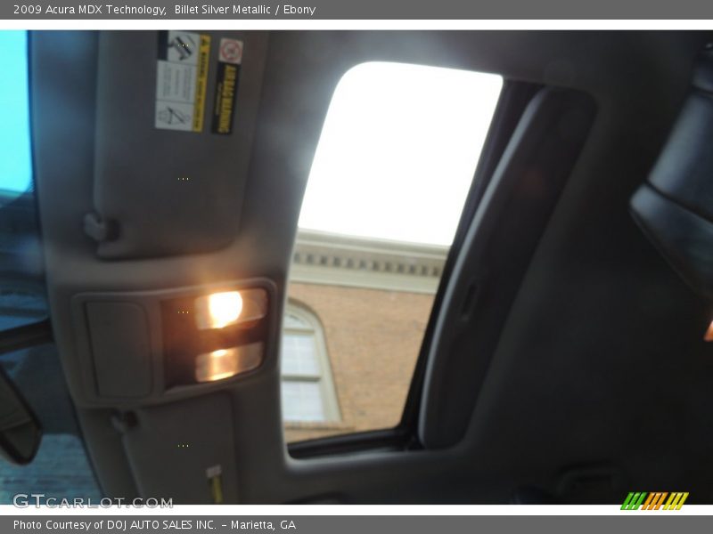 Billet Silver Metallic / Ebony 2009 Acura MDX Technology