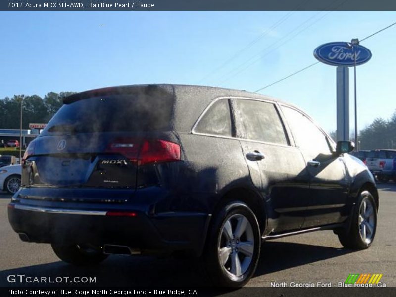 Bali Blue Pearl / Taupe 2012 Acura MDX SH-AWD