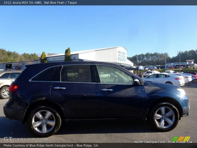 Bali Blue Pearl / Taupe 2012 Acura MDX SH-AWD