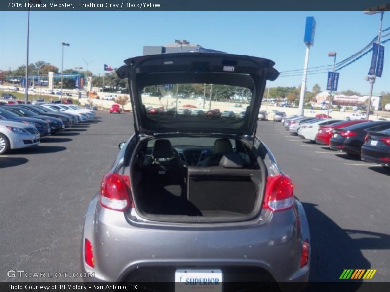 Triathlon Gray / Black/Yellow 2016 Hyundai Veloster