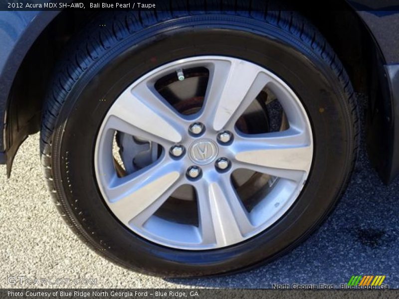 Bali Blue Pearl / Taupe 2012 Acura MDX SH-AWD