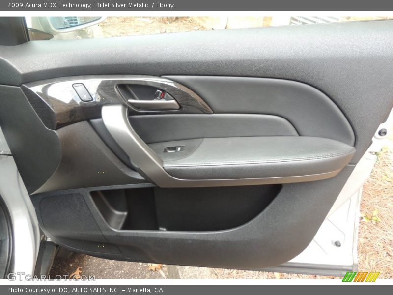 Billet Silver Metallic / Ebony 2009 Acura MDX Technology