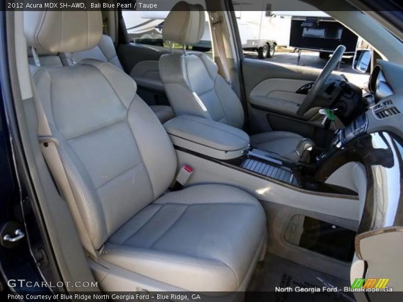 Bali Blue Pearl / Taupe 2012 Acura MDX SH-AWD