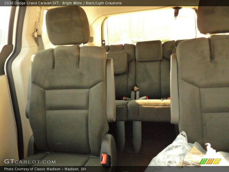 Bright White / Black/Light Graystone 2016 Dodge Grand Caravan SXT