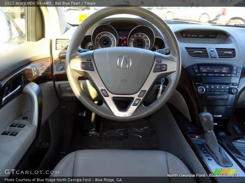 Bali Blue Pearl / Taupe 2012 Acura MDX SH-AWD