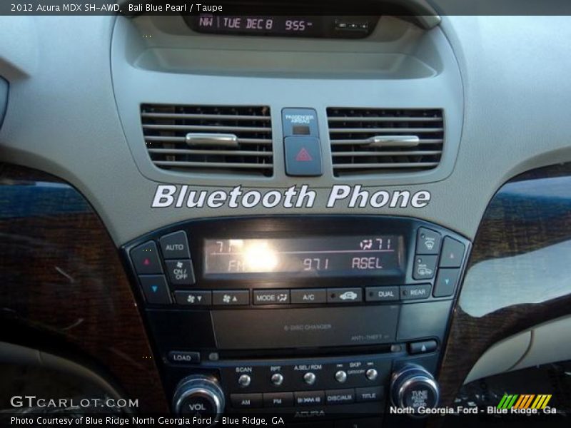 Bali Blue Pearl / Taupe 2012 Acura MDX SH-AWD
