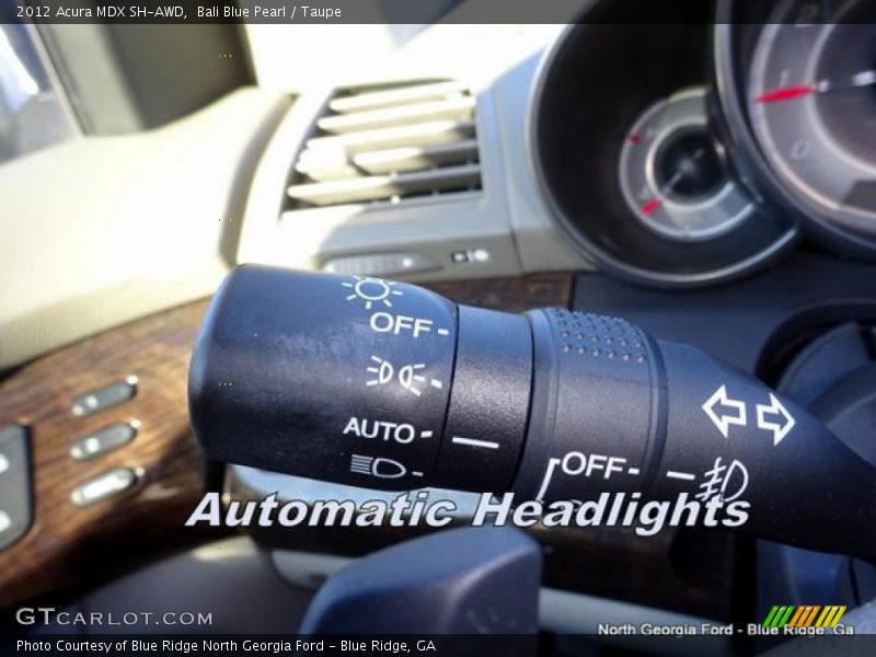 Bali Blue Pearl / Taupe 2012 Acura MDX SH-AWD