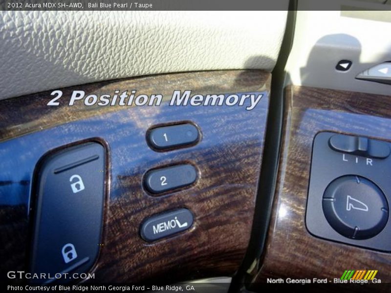 Bali Blue Pearl / Taupe 2012 Acura MDX SH-AWD