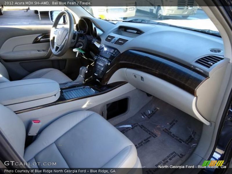Bali Blue Pearl / Taupe 2012 Acura MDX SH-AWD