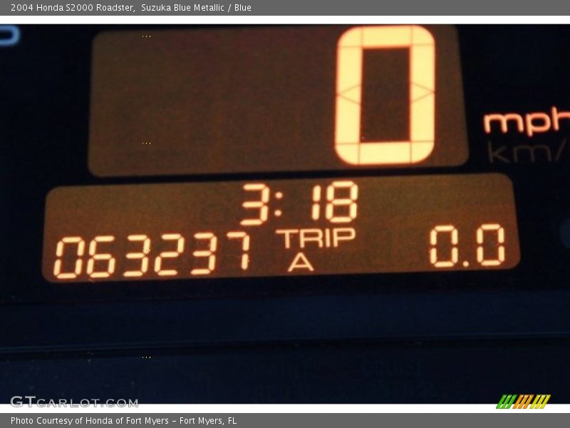 Suzuka Blue Metallic / Blue 2004 Honda S2000 Roadster