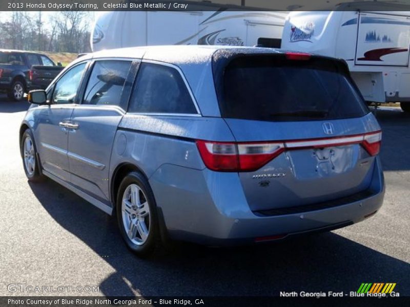 Celestial Blue Metallic / Gray 2013 Honda Odyssey Touring