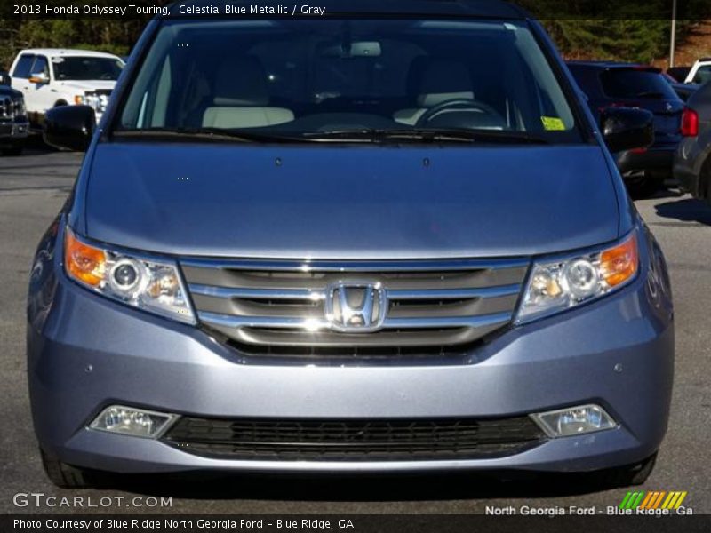 Celestial Blue Metallic / Gray 2013 Honda Odyssey Touring