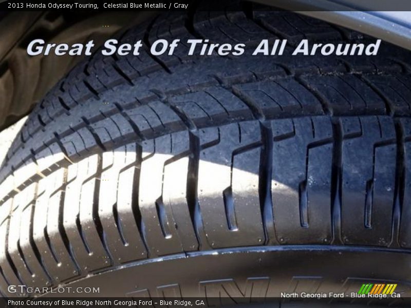 Celestial Blue Metallic / Gray 2013 Honda Odyssey Touring