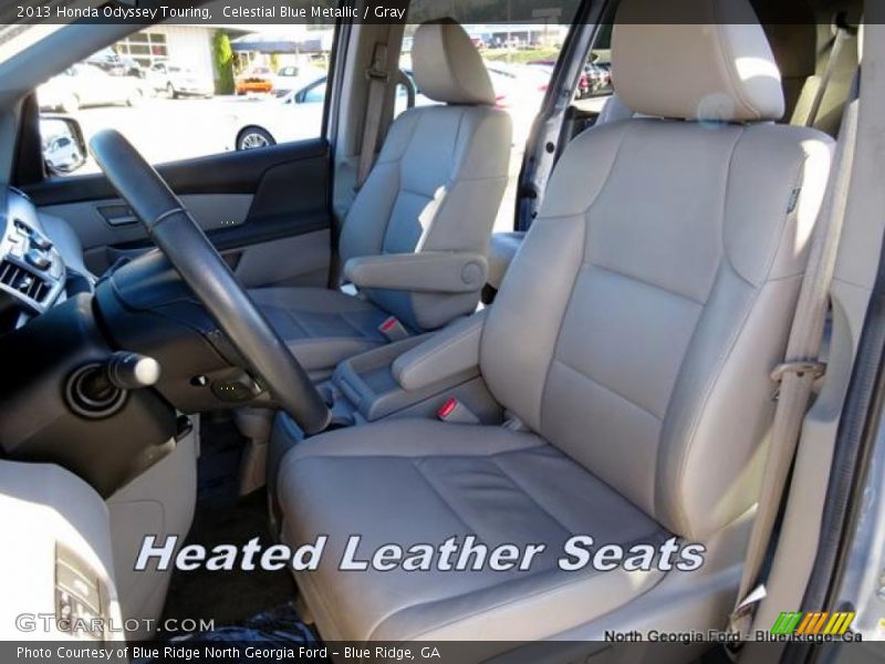 Celestial Blue Metallic / Gray 2013 Honda Odyssey Touring